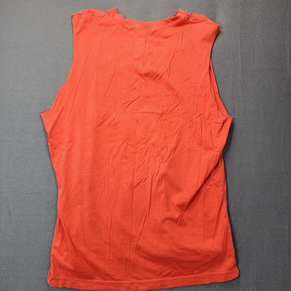 Psycho Bunny Mens Shirt Large Pink DIY Sleeveless Muscle Henley Logo Workout - Picture 14 of 14